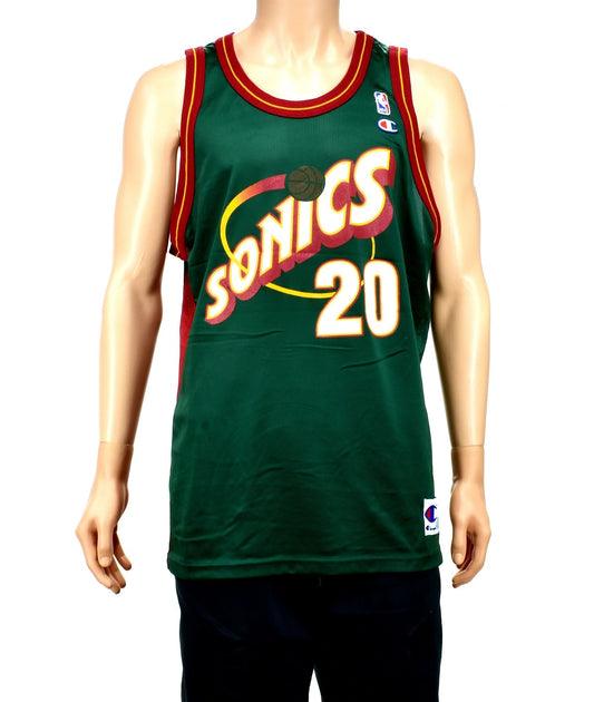 Seattle Supersonics Gary Payton Champion Jersey Size 40