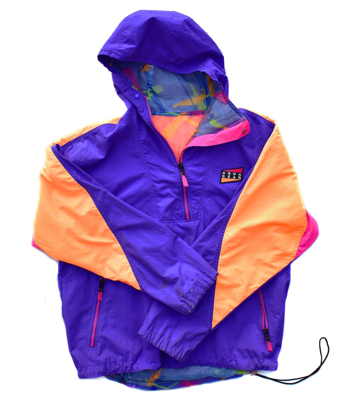 Nike Aqua Gear Reversible Camo Windbreaker Anorak Jacket