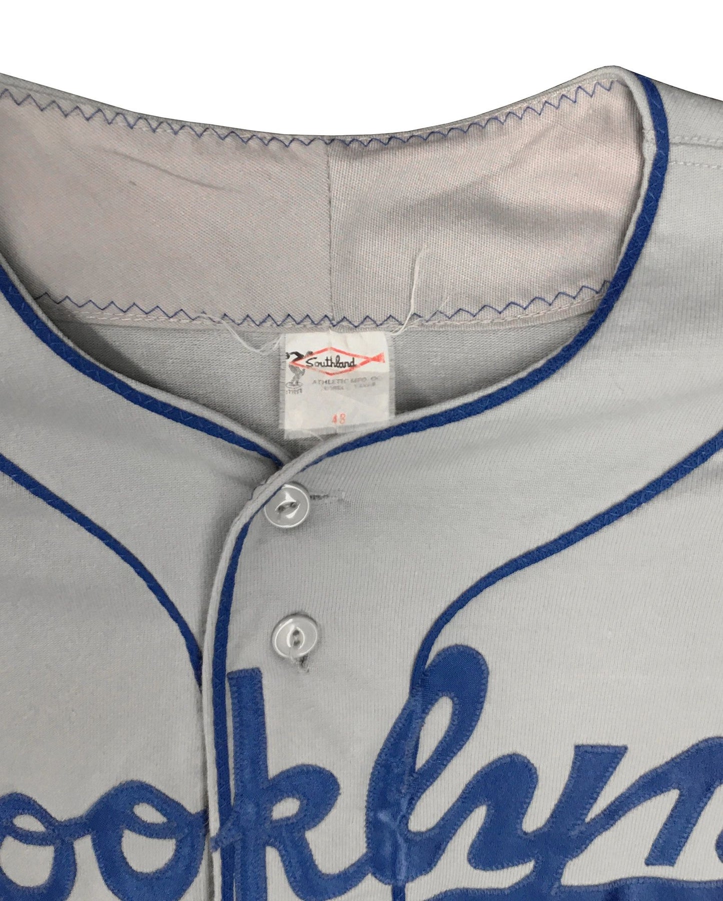 Brooklyn Dodgers Authentic Southland Pee Wee Reese Double Knit Jersey Size 48