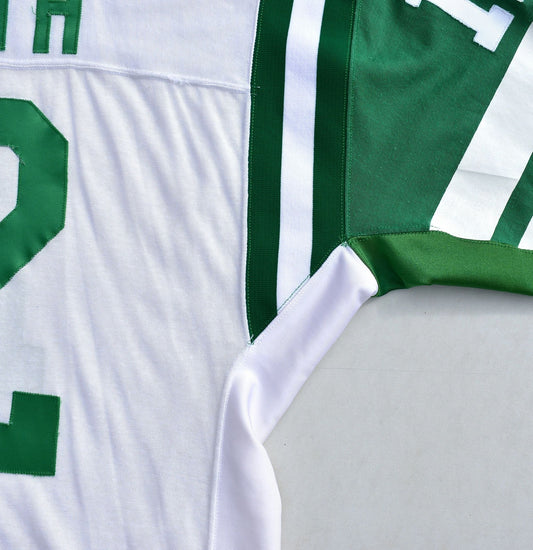 Cosby Joe Namath Authentic New York Jets Durene Football Game Jersey Made in Berlin, WI