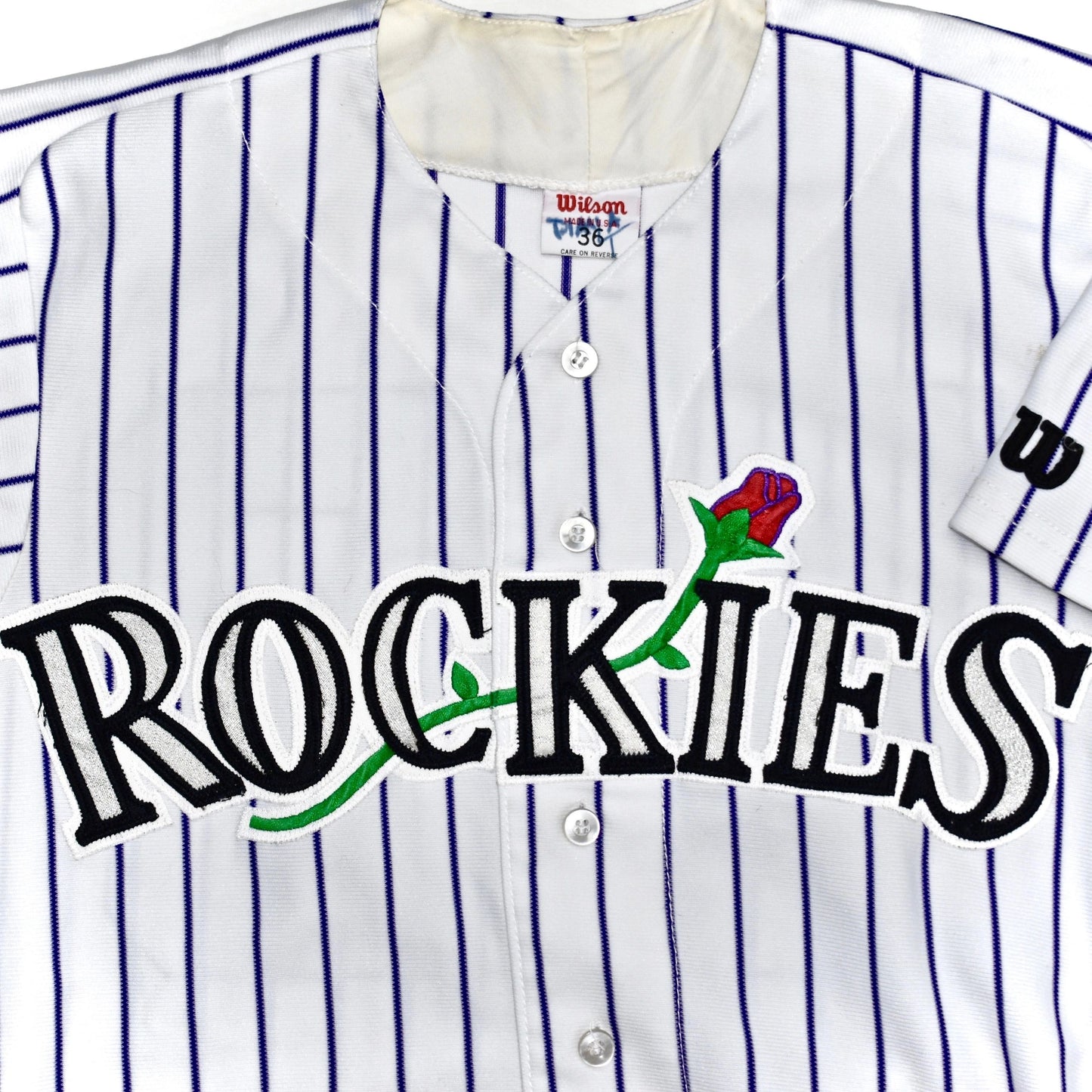 Portland Rockies Game Used BAT BOY Jersey