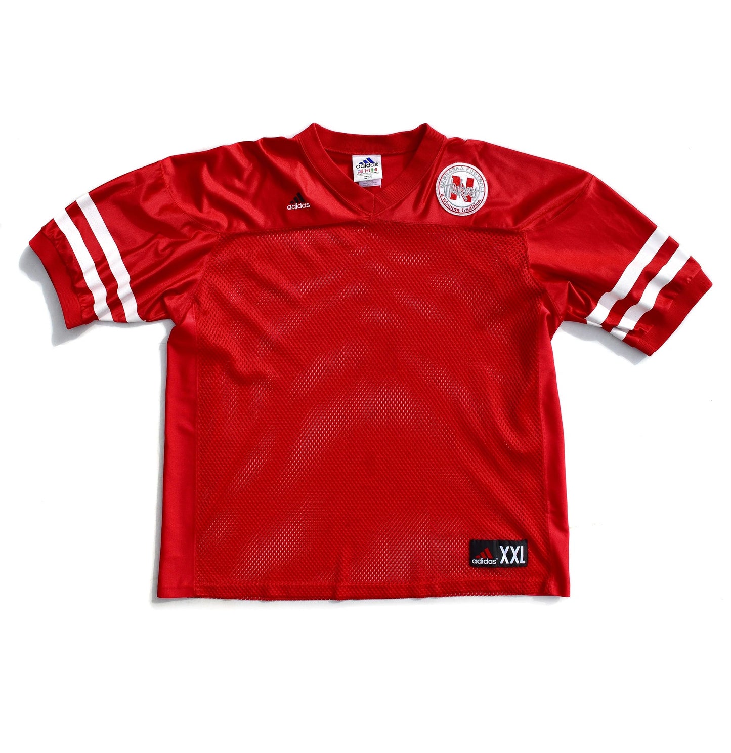 Blank Nebraska Cornhuskers Adidas Authentic Game Cut Jersey Size XXL