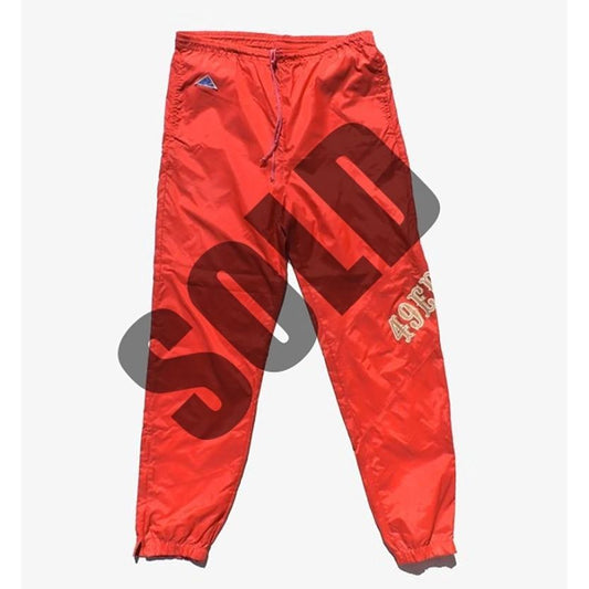 San Francisco 49ers 1990s Apex 1 Nylon Windbreaker Pants