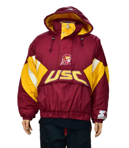 USC Starter University Southern Cal Pullover Jacket Size Large