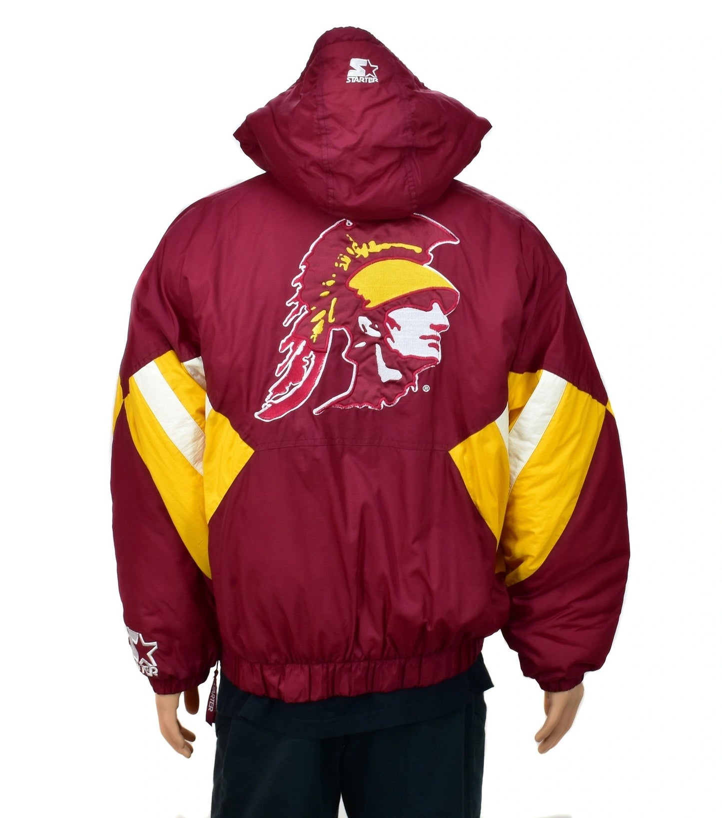 USC Starter University Southern Cal Pullover Jacket Size Large