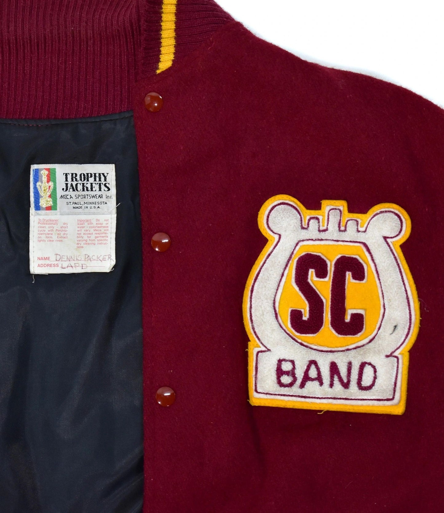 USC Legendary Announcer; Dennis Packer's Honorary Lettermans Jacket