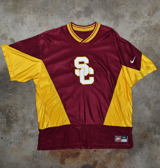 USC Stais Boseman Nike Game Used Worn Basketball Warm-up Shirt Size XXL