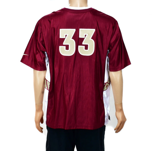 Florida State Nike Seminoles FSU Authentic Basketball Warm-Up Game Shirt Size Large
