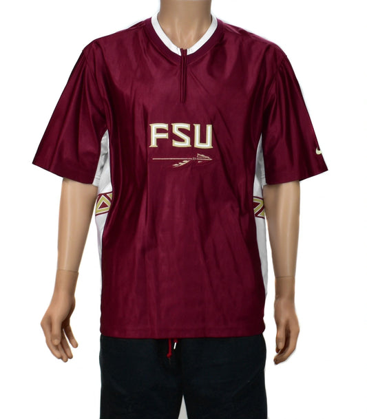 Florida State Nike Seminoles FSU Authentic Basketball Warm-Up Game Shirt Size Large