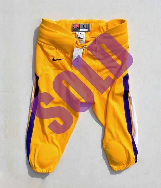 Nike LSU Authentic NCAA Salesman Sample Football Pants NEW