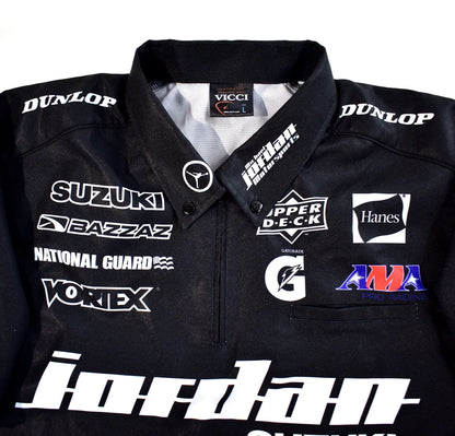 Air Jordan Motorcycle Team Authentic Vicci Pit Crew Shirt, Size Large