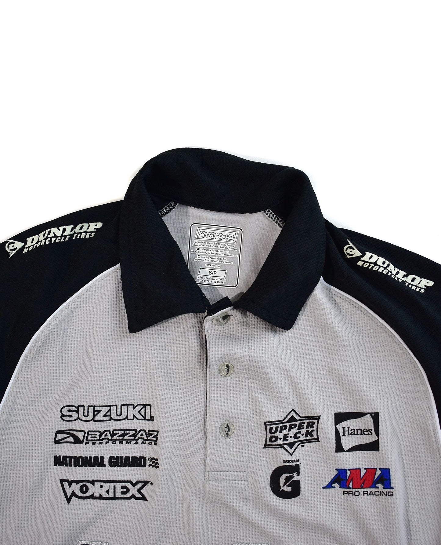 Jordan Motorcycle Team Authentic Bishop Pit Crew Shirt, Size Small