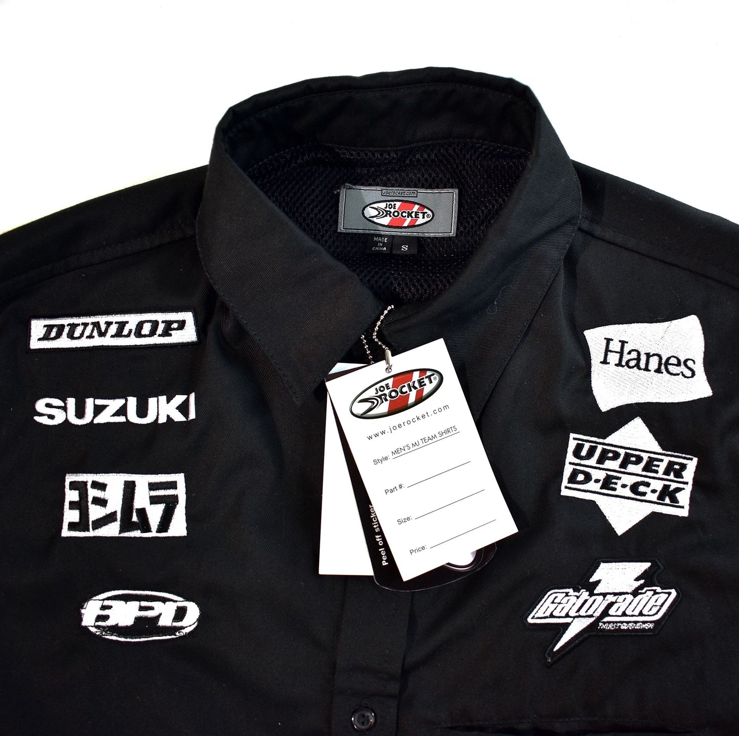 Nike Jordan Motorcycle Team Authentic Joe Rocket Embroidered Pit Crew Shirt