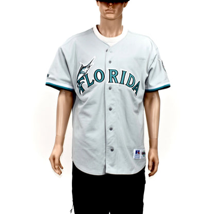 Late 90s Florida Marlins Authentic Russell Baseball Jersey