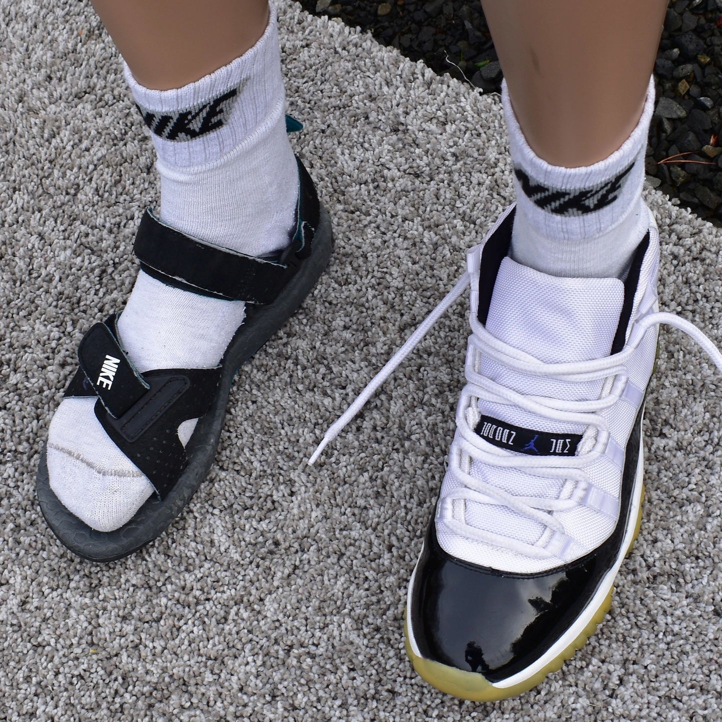 Nike Fab Five Michigan Basketball mid 90's OG Socks