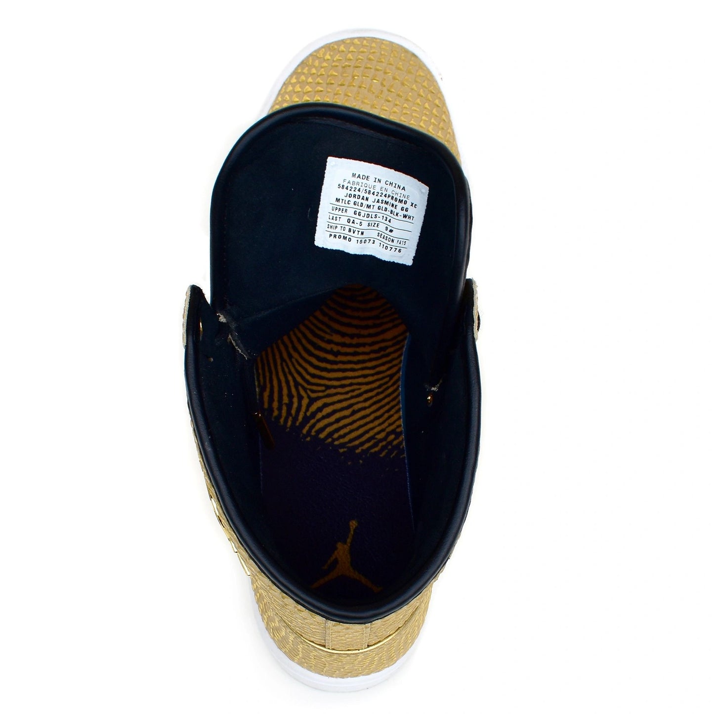 Nike Air Jordan Jasmine Heiress Gold Promo Sample w/ Box Size 9