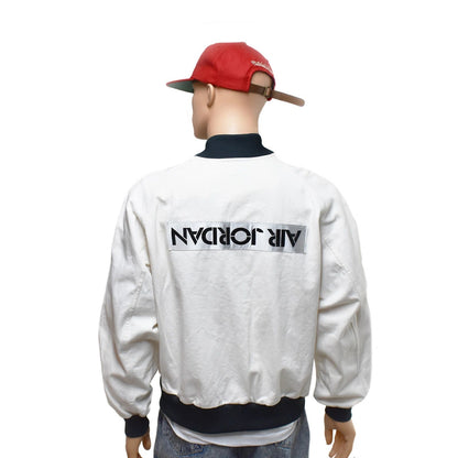 1/1 Nike Air Jordan 4 IV 1989 White Denim Sample Flight Jacket
