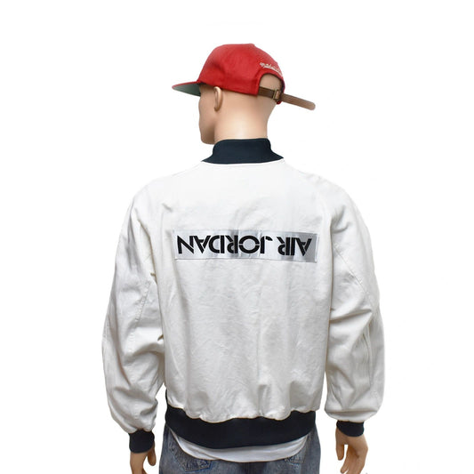 1/1 Nike Air Jordan 4 IV 1989 White Denim Sample Flight Jacket
