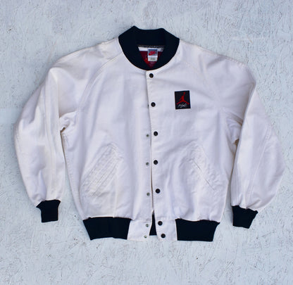 1/1 Nike Air Jordan 4 IV 1989 White Denim Sample Flight Jacket