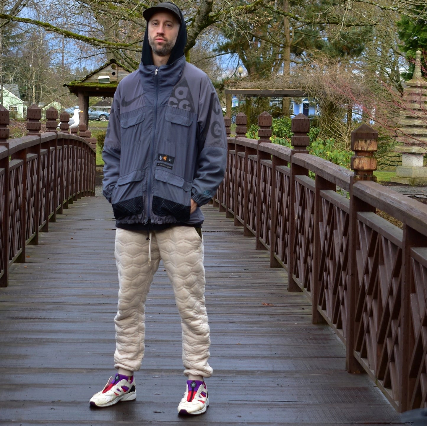1/1 Nike ACG 90's Nylon & Mesh Oversized Jacket Size Large