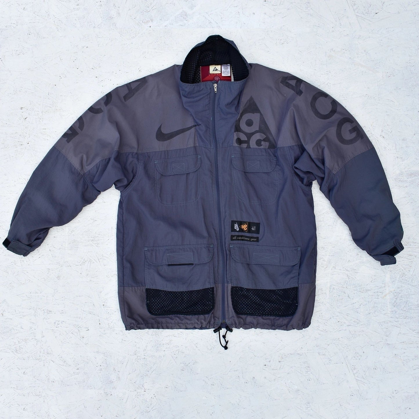 1/1 Nike ACG 90's Nylon & Mesh Oversized Jacket Size Large