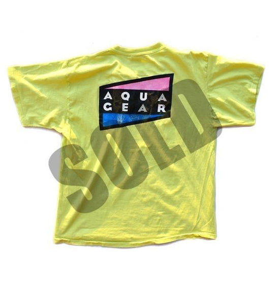 Nike Aqua Gear 90's Gray Tag T-Shirt Size Large