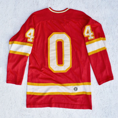 1/1 Atlanta Flames 1972 Durene Custom Chainstitched Hockey Jersey "404"