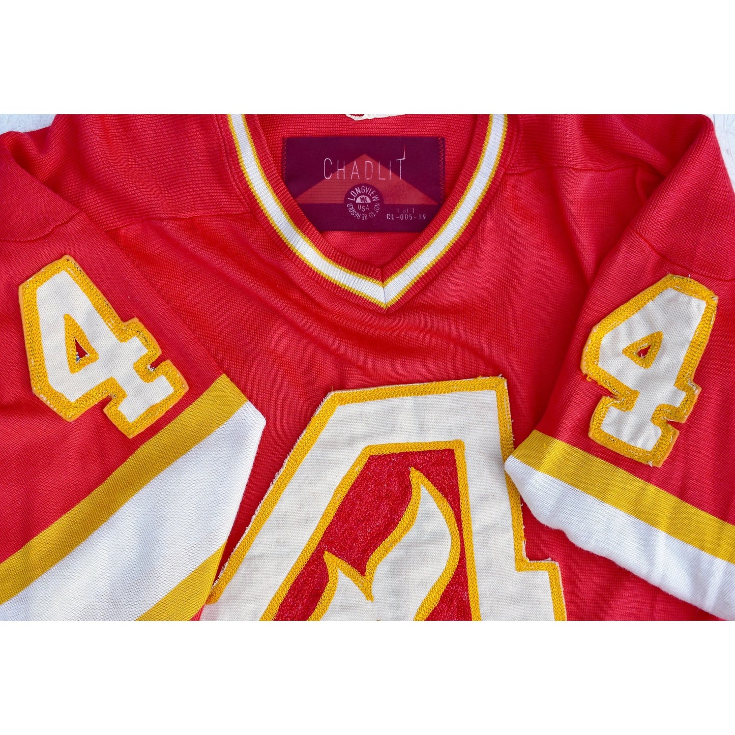 1/1 Atlanta Flames 1972 Durene Custom Chainstitched Hockey Jersey "404"