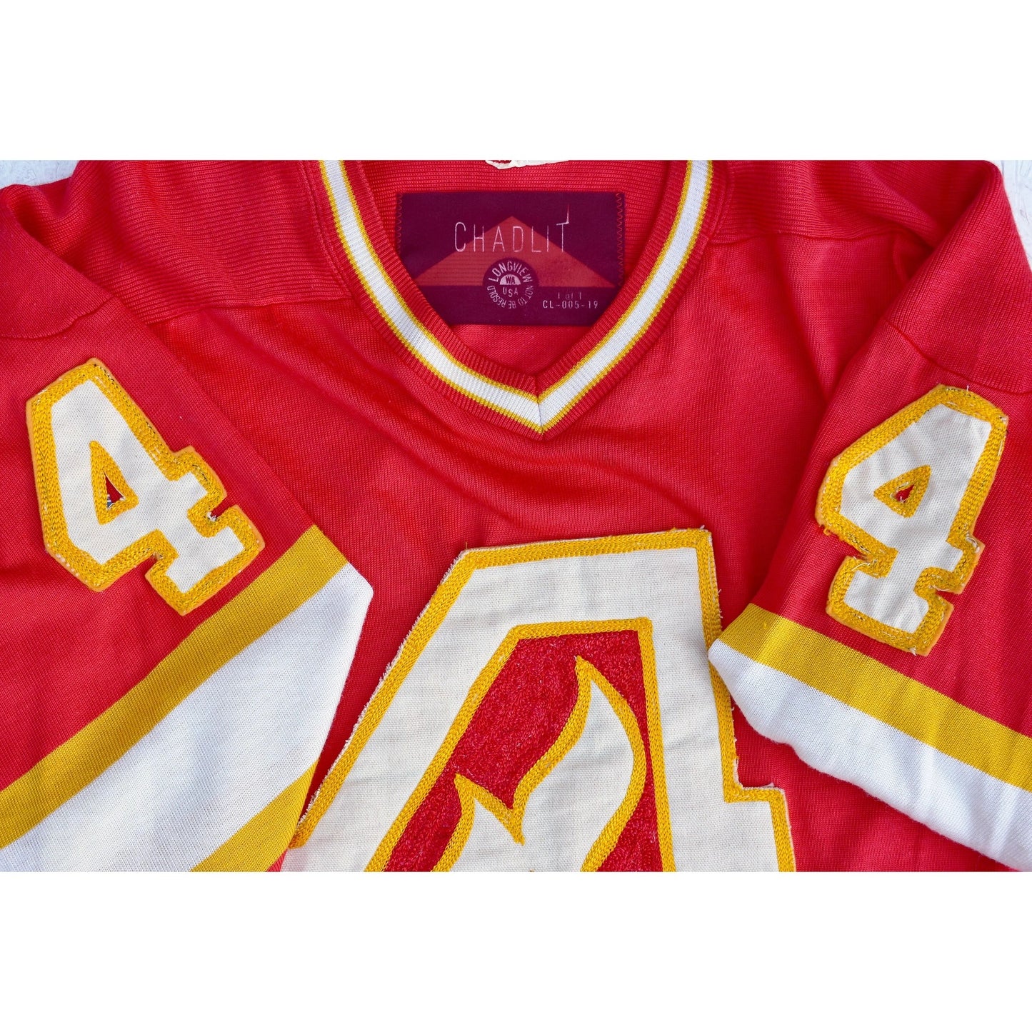 1/1 Atlanta Flames 1972 Durene Custom Chainstitched Hockey Jersey "404"