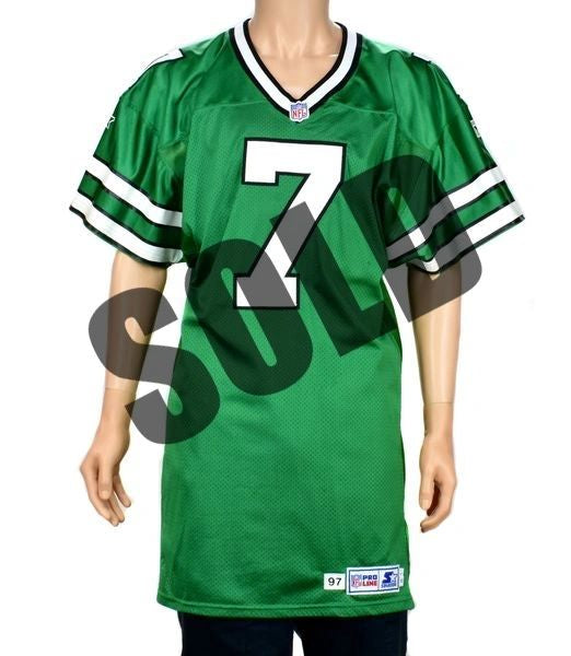 1997 Chuck Clements Authentic Game Used New York Jets Football Jersey