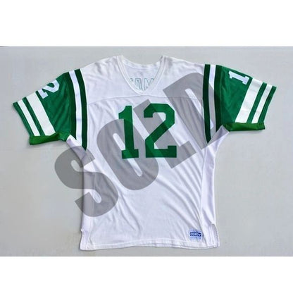 Cosby Joe Namath Authentic New York Jets Durene Football Game Jersey Made in Berlin, WI