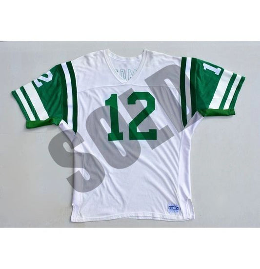 Cosby Joe Namath Authentic New York Jets Durene Football Game Jersey Made in Berlin, WI