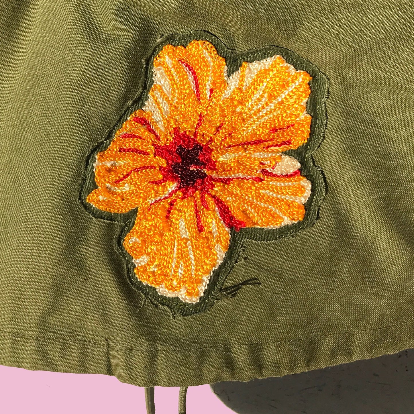 1/1 M-65 Alpha Industries OG-107 Custom Patched Military Jacket