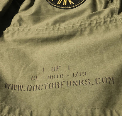 1/1 M-65 Alpha Industries OG-107 Custom Patched Military Jacket