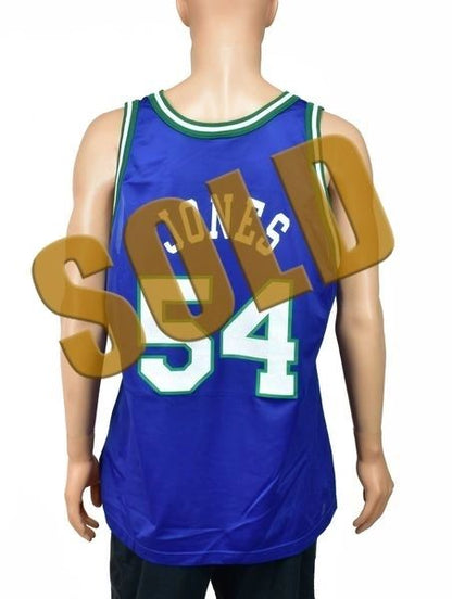 Popeye Jones Dallas Mavericks Champion Jersey Size 48