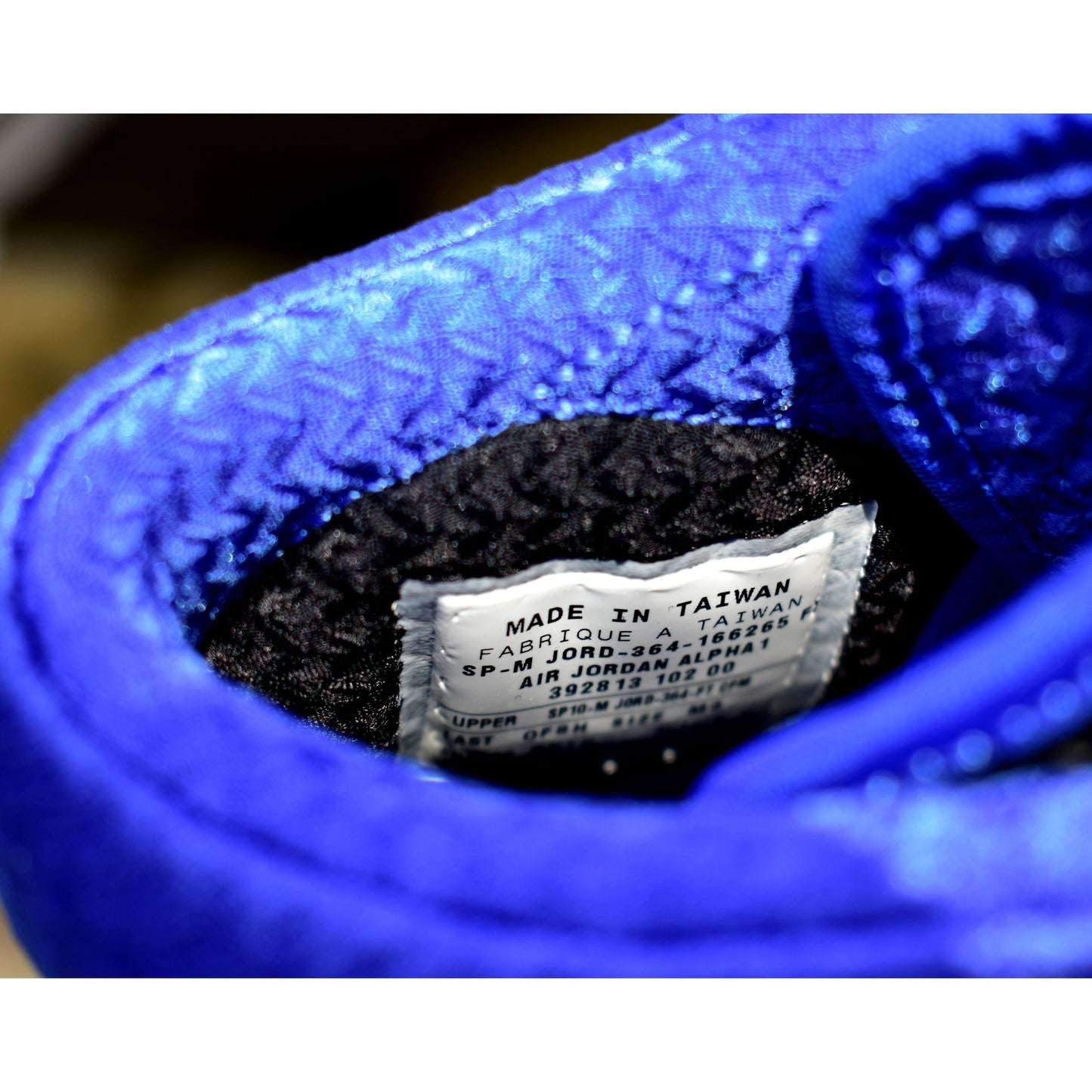 Nike Air Jordan 1 Alpha Zoom Air Royal Sample NEW Size 9