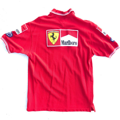 Tommy Hilfiger Pit Crew, Ferrari Racing Marlboro Patched Shirt