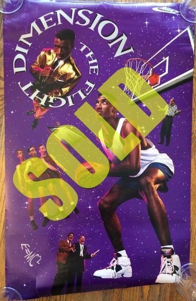 Nike Scottie Pippen 90's Flight Lite Poster NEW