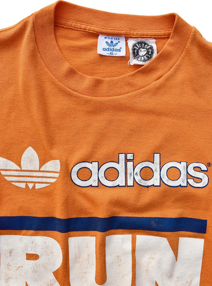 1/1 Adidas Run DMC "My Adidas" White/Blue Tag Made in USA T-Shirt, Size XL