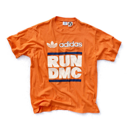 1/1 Adidas Run DMC "My Adidas" White/Blue Tag Made in USA T-Shirt, Size XL