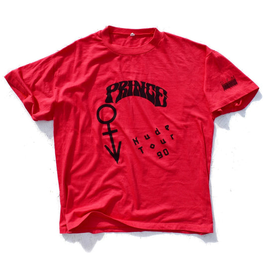 Prince 1990 World Nude Tour La Coruña Rare Crew T-Shirt, Size XL