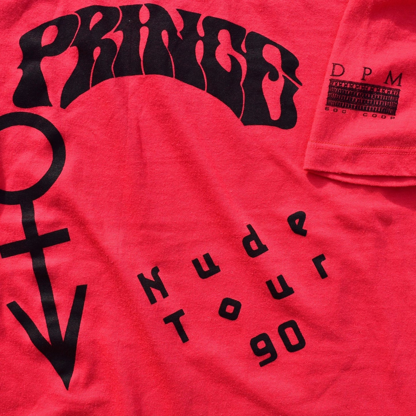 Prince 1990 World Nude Tour La Coruña Rare Crew T-Shirt, Size XL