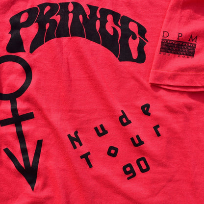 Prince 1990 World Nude Tour La Coruña Rare Crew T-Shirt, Size XL