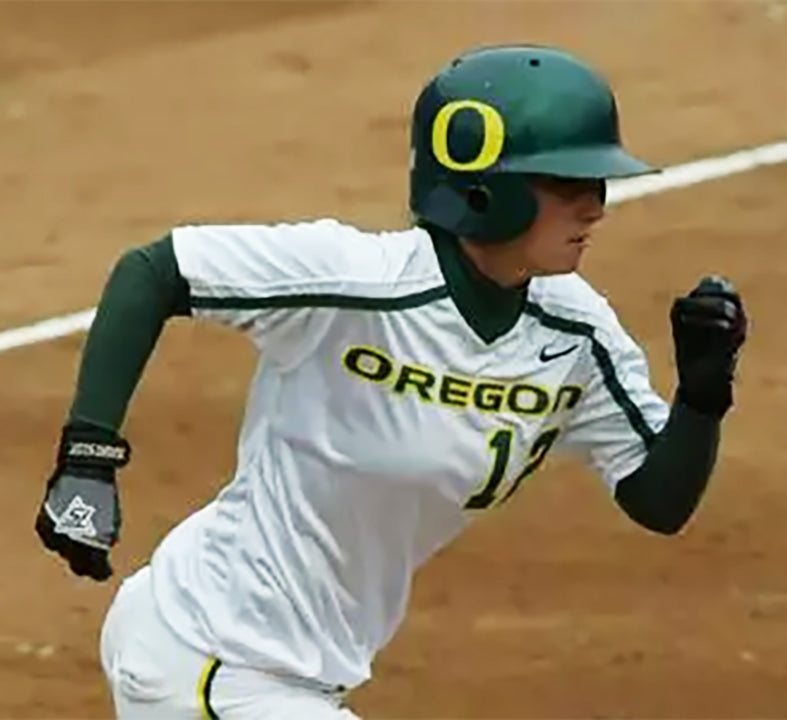 University Oregon UO Ducks 2008 Womens Softball Authentic Game Jersey