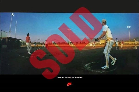 Nike Baseball "You're Up" Prime Time 80s Original Poster NEW