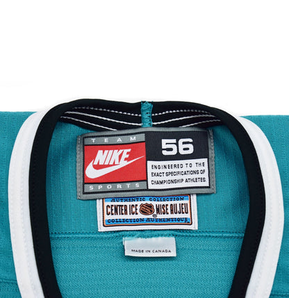 San Jose Sharks 1997 Nike Game Worn Used Hockey Jersey