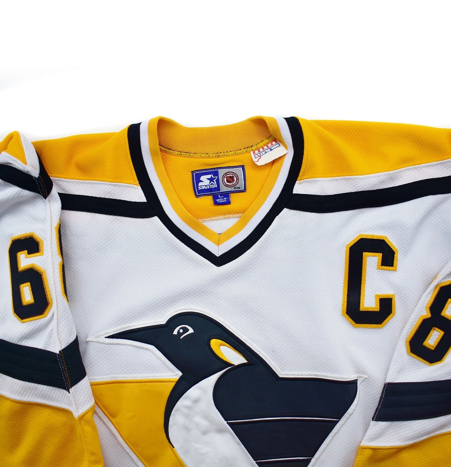 Pittsburgh Penguins Jaromir Jagr Authentic Starter Hockey Jersey Size Large