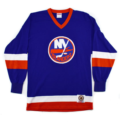 New York Islanders Knit Throwback Sweater CCM Hockey Jersey