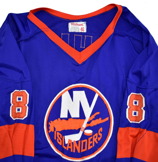 New York Islanders Authentic 70's Wilson Durene Hockey Game Jersey
