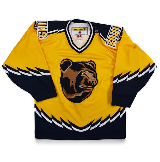 Boston Bruins Koho Authentic "Pooh Bear" Hockey Jersey Size Medium